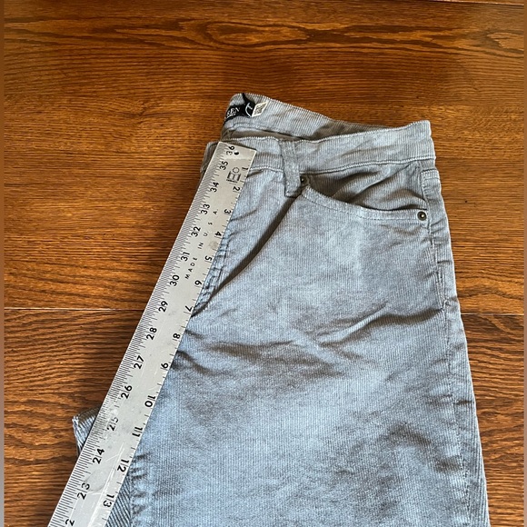 NWT Ralph Lauren Women’s Mid Rise Corduroy Straight Fit Grey Jeans Pants 14 - Picture 10 of 14